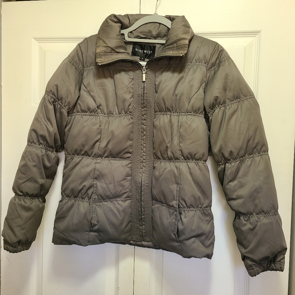 NINE WEST‎ Women’s down Puffer Jacket Size Small euc